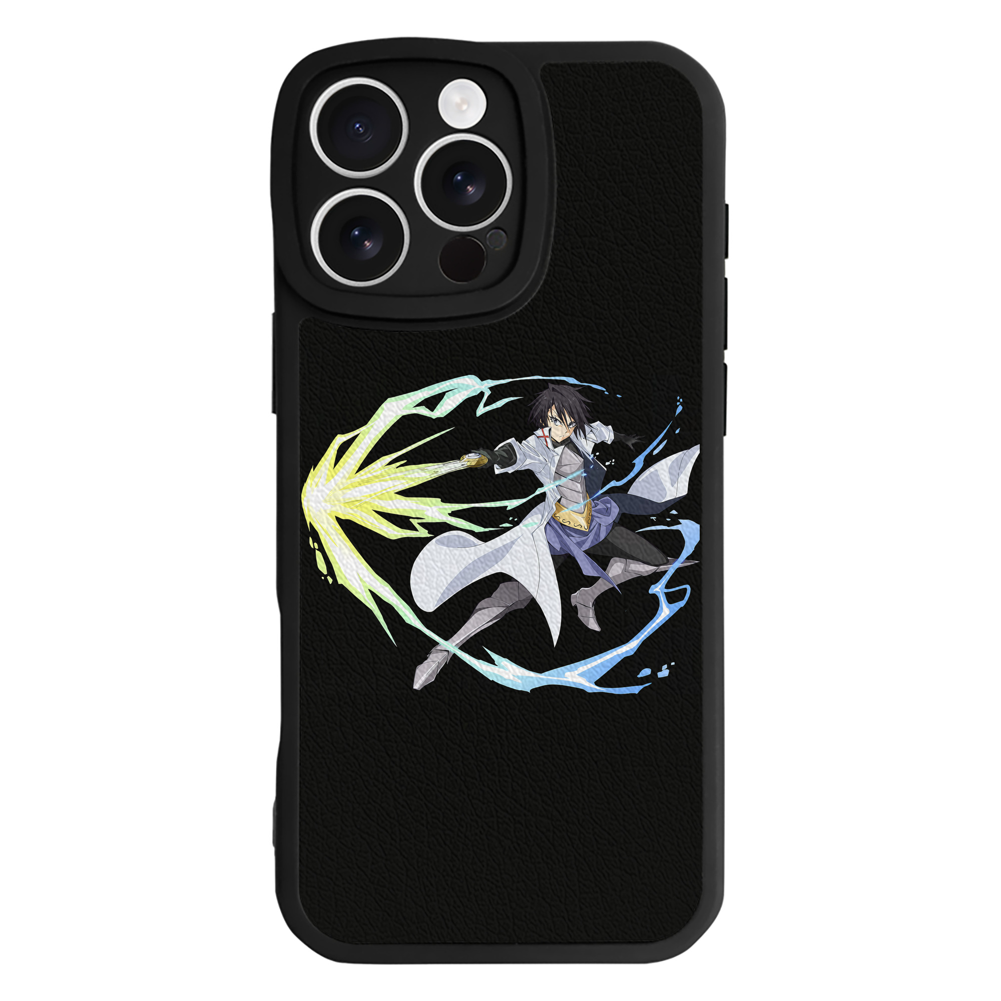 （画像用） 転スラ Regarding Reincarnated to Slime 【iPhone 16シリーズ対応】シリコンスマホケース（レザー調） 材質：シリコン